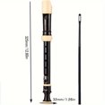 thumbnail image 3 of KEINXS Adjustable 8-Hole Soprano Recorder Set for Beginners - Plastic Woodwind Instrument with Cleaning Kit  Thumb Rest  Carrying Pouch  Fingering Chart  Comfortable Mouthpiece - Ideal fo, 3 of 5