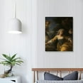 thumbnail image 3 of FUMJ Jean-Honoré Fragonard The Fountain of Love Rococo Canvas Wall Art Poster Decorative Bedroom Modern Home Print Picture Artworks Posters, 3 of 4