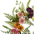 thumbnail image 2 of Nearly Natural Floral Polyester Wreath, 22" (Assorted Colors), 2 of 5