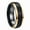10, variant on Men's Tungsten Carbide Ring - 8mm Width, Vacuum Plating Golden Edge, Black Matte Surface, USA Size 7-15, Durable, Hypoallergenic, Comfort Fit, Wedding Band, Anniversary Gift,10