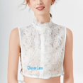 thumbnail image 4 of LoudSung Detachable Fake Collar Blouse False Collar Half Shirts Dickey Collar Top Elegant for Women Girls, 4 of 6