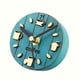 thumbnail image 1 of Imán de nevera reloj adhesivo magnético patrón de café decorativo para, 1 of 7