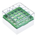 thumbnail image 1 of Unique Bargains Freezer Tube Box 25 Places Waterproof Polypropylene Holder Rack for 1.8/2ml Microcentrifuge Tubes, Green 4Pcs, 1 of 5