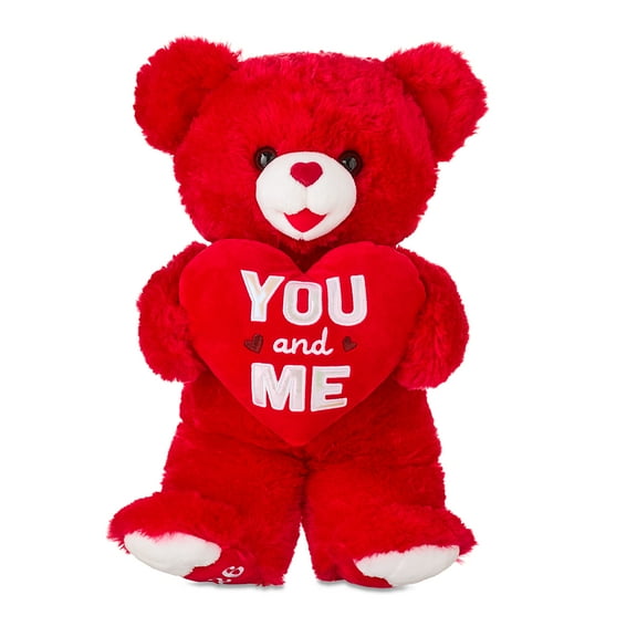 Large Sweetheart You and Me Teddy Bear Plush, Red, 21", Valentine's Day by Way To Celebrate