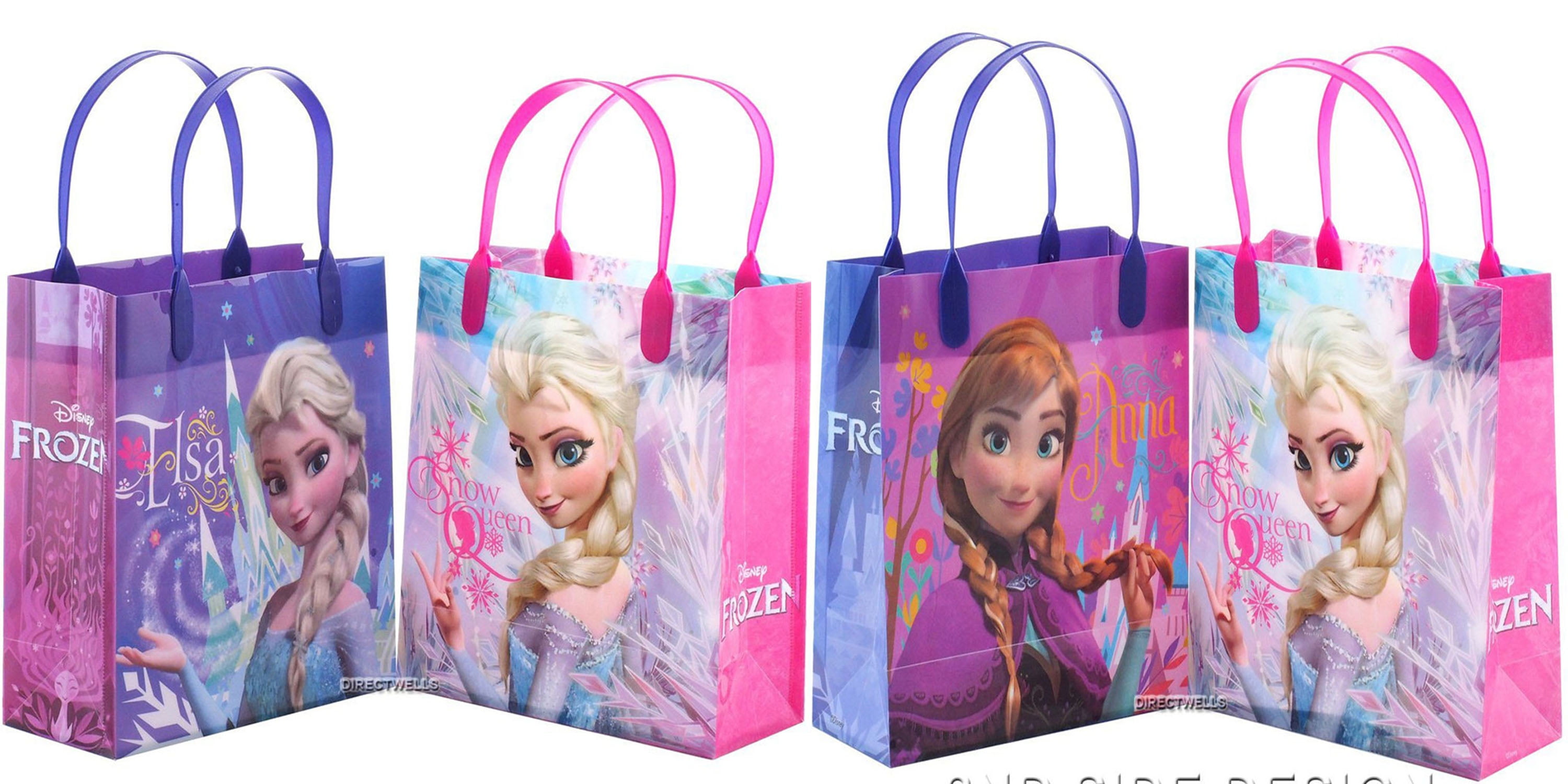 Party Favors Disney FROZEN Loot Treat Bags 8 Pieces Supplies-NEW 