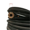 thumbnail image 3 of The ROP Shop 50' Black Kobrajet Hose 1.95mm thickness with 3/8" Quick Connects Up to 4000psi, 3 of 6