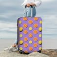 thumbnail image 3 of Lsque Yellow Lemon And Orange Printed Luggage Cover, Travel Luggage Protector,Scratch and Dirt Resistant, Fits 18-32 Inch Luggage - Large, 3 of 9
