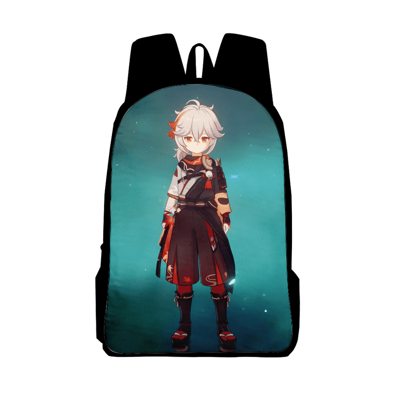 Genshin Impact Anime Backpack Bookbag for Boys Girls Travel