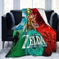 thumbnail image 7 of The Legend Of Zelda Fleece Blanket Super Soft Cozy Throw Blanket Fuzzy Comfy Flannel Blanket Warm Plush Blankets And Throws For Couch, Sofa, Bed 80"X60", 7 of 7