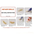 thumbnail image 4 of Metal Grillz Vampire Fangs Dracula Hip Hop Grills for Your Teeth, 4 of 4