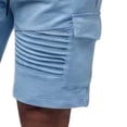 thumbnail image 5 of Thousandth Men's Summer Vacation Casual Lightweight Elastic Waist Outdoors Set Pocket Solid Color Drawstring Running Pants Bandage Fashionable Athletic Shorts, 5 of 6
