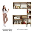 thumbnail image 4 of Cocina Integral Completa 137cm Madesa Emilly Art Marrón GREM137004, 4 of 9
