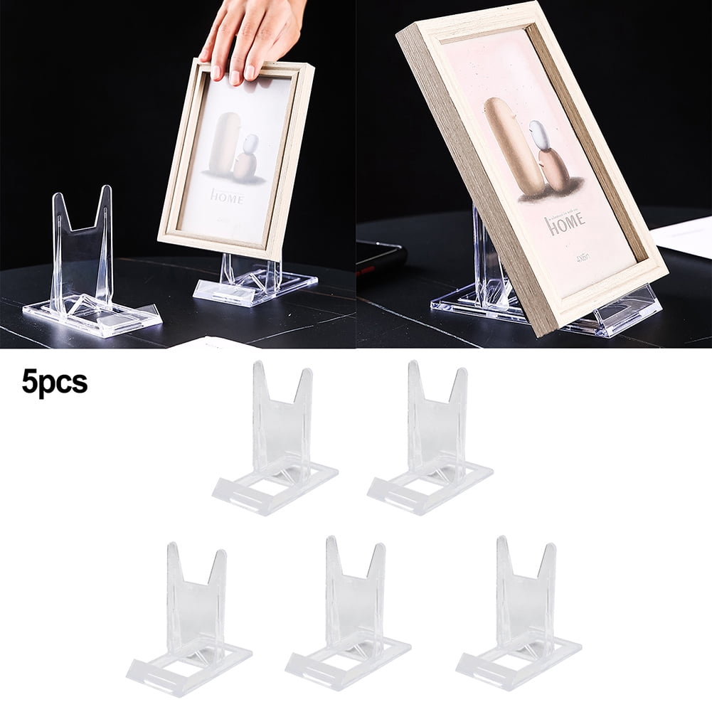 Acrylic Plate Stands Adjustable Clear Acrylic Plastic Display Stand