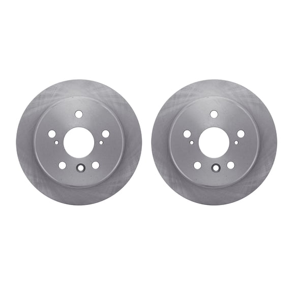 Dynamic Friction Company Rear Brake Rotors 6002-76054