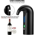 thumbnail image 4 of Arador de vino eléctrico rojo, jarra de vino portátil de un solo toque, dispensador de oxidante de vino, filtro automático multiinteligente con USB recargable, 4 of 5
