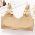 thumbnail image 3 of Front Button Wireless Bras for Women Plus Size, Soft Support Sleeveless Comfortable Daily Underwear, 3 of 8