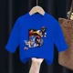 thumbnail image 4 of Sudadera con capucha para niños de Sonics, camisetas de manga larga con cuello redondo y dibujos animados, suéter de cuello redondo para niños de otoño, ropa de regalo nueva, 4 of 5