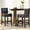 Brown, variant on Light Blue Fabric Kitchen Stool / Cozy Sitting for Daily Use