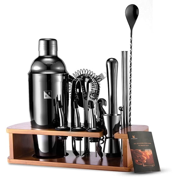 Conjunto de coctelera KITESSENSU con soporte Kit de barman