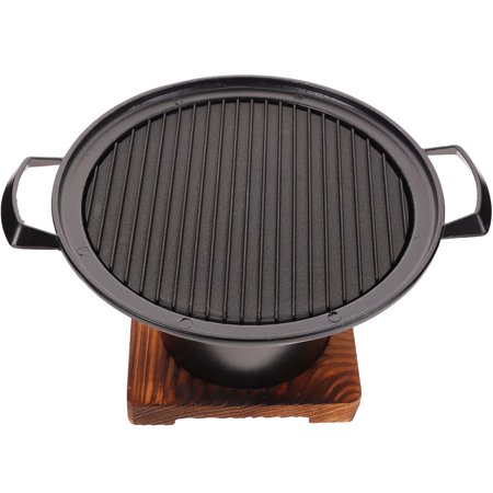Grill Camping Plate Mini Rotisserie Smokeless Barbecue Grilling