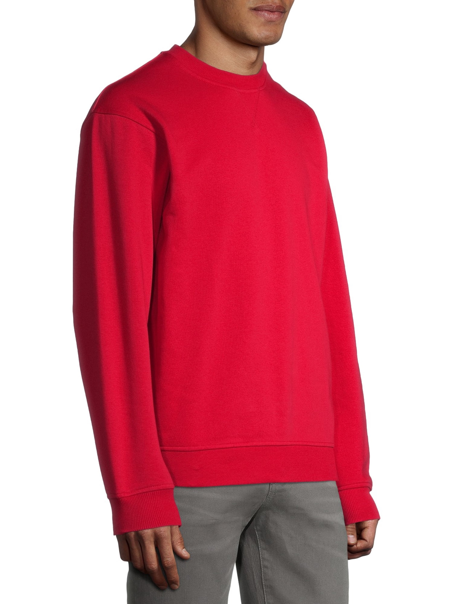 George Men's and Big Men's Long Sleeve Crew Sweatshirt, up to Size 5XL