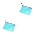 thumbnail image 1 of Sidaley Gridding Bolsa impermeable con cremallera Multiusos Bolsillo para archivar documentos Carpeta de mano Estuche para lápices escolares B5 (28 * 21 B5 (28*21 CM) 2piezas, 1 of 6