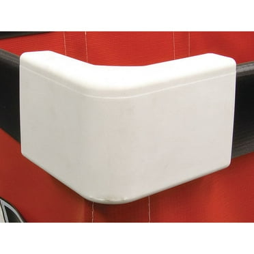 Royal Basket Trucks Corner Bumper Kit,White,PK4 G00-WHX-BMK