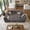 Gray(Plush Corduroy Fabric), variant on Ovios 130" Modular Sectional Sofa U Shaped Couch with Ottoman 6-Seater Extra Deep Seat Convertible Cloud Couches for Living Room, Gray