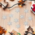 thumbnail image 7 of Augper Clearance 300pcs Christmas Snowflake Confetti Decoration, Shimmer Snowflakes Cake Table Confetti for Xmas Party Decor Accessories Winter Wedding Happy New Year Arts Crafts Party Decoration, 7 of 7