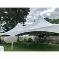 thumbnail image 3 of TentandTable Outdoor Wedding Canopy High Peak Frame Party Tent with Sidewalls, White, 20 ft x 30 ft, 3 of 4