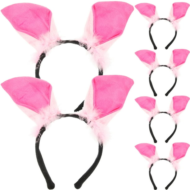 Piezas de Adornos para el Cabello con Diseño de Orejas de Animales para Niñas, Adorables Diademas para Fiestas