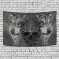 thumbnail image 4 of MYPOP Skull Wolf Tapestry Wall Decor Living Room Dorm Tapestries DIY 60 x 40 inches, 4 of 4