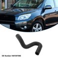 thumbnail image 3 of Radiator Hose Heater Hose Radiator Outlet Hose Pipe for Toyota RAV4 2013-2019 No.165720T060 Rubber Lower Radiator Hose Black 1 Pc, 3 of 6
