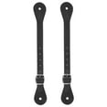thumbnail image 1 of Miangastore Sangles Réglables en PU Noir pour Équitation Sportive 2 Pcs, 1 of 9