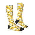 thumbnail image 4 of Lsque Lilies Flowers Printed Crew Socks Men's Women's LightWeight Thin Casual Calf Socks ,Knee High Socks,Cotton Socks, 4 of 9