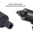 thumbnail image 3 of Tap Socket 1/2 Drive, Spring Loaded Detent Ball Safe M8 Tap Socket with Radius Corner for Industrial Use, 3 of 7