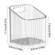 thumbnail image 3 of Organizador de almacenamiento, estante de ducha de pared, estante de baño, plástico transparente, adhesivo para cepillo de dientes, caja colgante, adecuado para baño, cocina, armario, ducha, bolsa de, 3 of 6