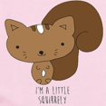 thumbnail image 2 of CafePress - Squirrely Infant Body Suit - Baby Light Bodysuit, Size Newborn - 24 Months, 2 of 4