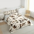 thumbnail image 3 of Castle Fairy Western Cowboys Twin Comforter Sets,Animal Highland Cow Bedding Set, 3 of 8