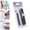 Black, variant on Portable Clip Stapler with Reusable Metal Clips for Home and Office Use