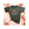 thumbnail image 1 of Playera Blusa Mujer con Frase Positiva Eres Bella Fabulosa y Fuerte Moda Casual Inspiradora Color Verde Oliva Talla Mediana Marca Emil SaEs, 1 of 4