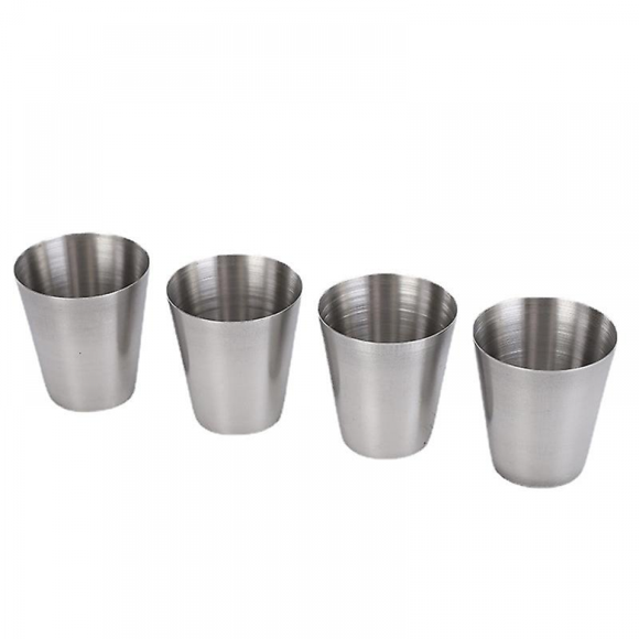 Stainless Steel Shot Glasses For Whiskey, Tequila (2set (8pcs))