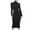 Black, variant on Fall Dresses for Women Casual Turtleneck Long Sleeve Midi Dress Slim Stretch Party Bodycon Pencil Dress