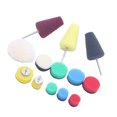 thumbnail image 4 of YSNOOWE 13-Pcs Waxing Sponge Wheel Set Assorted Color for DIY Users, 4 of 8
