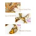 thumbnail image 2 of Lexvss 4 Pack 35" Large Silk Scarf Satin Square Head Scarves Silk Like Neck Scarf Hair Sleeping Wraps Lightweight Silk Bandana, 2 of 11