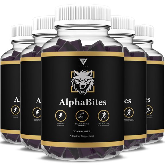 (5 Pack) Alpha Bites Max Gummies AlphaBites Max Supplement (5 Month Supply)