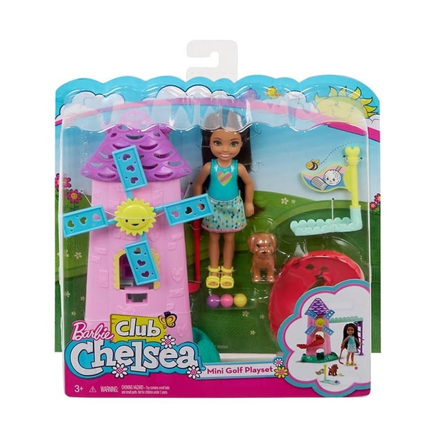 Set de Juego Barbie Mattel Club Chelsea Mini Golf