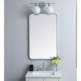 thumbnail image 2 of Soft corner metal rectangular mirror 22x36 inch in Silver, 2 of 9