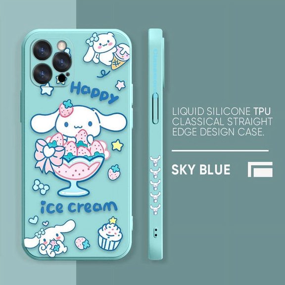 Phone Case For Apple iPhone 14 13 12 11 Pro XS Max Mini X XR SE 7 8 6 6S Plus Case Cover Funda Cqoue Shell Capa Cute Cinnamoroll