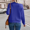 thumbnail image 4 of Womens Waffle Casual Zip Up Cardigan Jacket Long Sleeve Sweatshirt Lightweight Fall Fashion Loose Outwear Top, 4 of 4